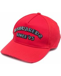 DSquared² - Logo-patch Detail Baseball Cap - Lyst