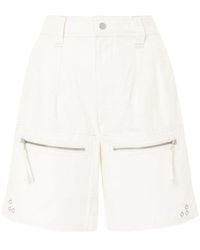 Isabel Marant - Kynan Cotton Shorts - Lyst