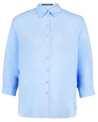 Betty Barclay - Gathered-Back Classic-Collar Shirt - Lyst