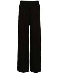 Valentino Garavani - Wide-Leg Silk Trousers - Lyst
