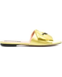 Rochas - Satin Sandals - Lyst