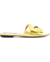Rochas - Sandales En Satin - Lyst