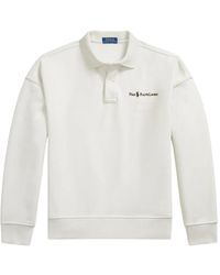 Polo Ralph Lauren - Relaxed Fit Logo Collared Sweatshirt - Lyst