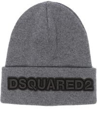 DSquared² - Logo Knit Beanie In - Lyst
