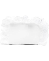 Simone Rocha - Broderie-Anglaise Ruffled Clutch Bag - Lyst