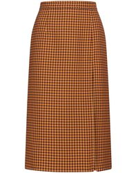 Marni - チェック スカート - Lyst