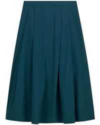 Liviana Conti - Seraphine Pleated A-Line Midi Skirt - Lyst