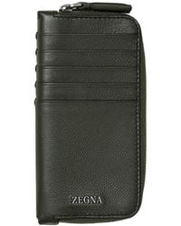 ZEGNA - Dark- Secondskin Card Case - Lyst