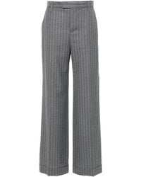 Brunello Cucinelli - Striped Tailored Trousers - Lyst