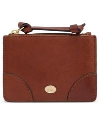 The Bridge - Logo-Plaque Leather Card Holder - Lyst