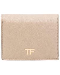 Tom Ford - Portemonnaie mit Logo-Schild - Lyst