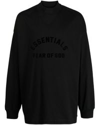 Fear Of God - Logo-print Drop-shoulder T-shirt - Lyst
