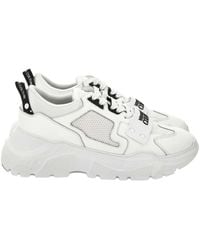 Versace Jeans Couture - Speedtrack Logo-Embossed Mesh Sneakers - Lyst