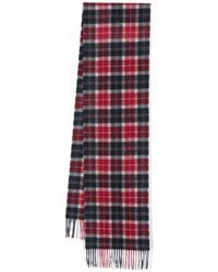 Barbour - Tartan-Check Wool Scarf - Lyst