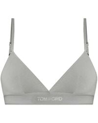 Tom Ford - Logo-Underband Triangle Bra - Lyst
