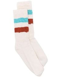 Golden Goose - Socks High Rib Stripes Ripped - Lyst