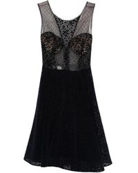 Gemy Maalouf - Abito Corto Con Scollo A V - Lyst