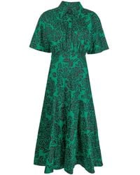 Philosophy Di Lorenzo Serafini - Rose-Print Shirt Dress - Lyst