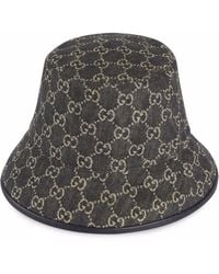 Gucci GG Canvas Fedora Hat in Beige (Natural) for Men | Lyst