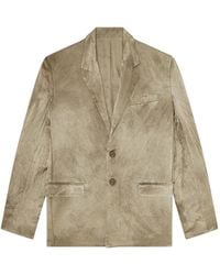 DIESEL - J-Andre Wrinkled-Effect Blazer - Lyst