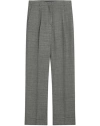 Prada - Pleated Straight-Leg Trousers - Lyst