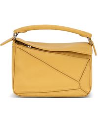 Loewe - Mini Featherlight Puzzle Leather Tote Bag - Lyst