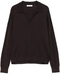 Incotex - T-Shirt Met Polokraag En Lange Mouwen - Lyst