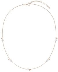 Tasaki - 18Kt Rose Kugel Pearl And Diamond Necklace - Lyst