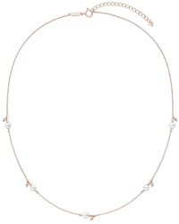Tasaki - 18Kt Rose Kugel Pearl And Diamond Necklace - Lyst