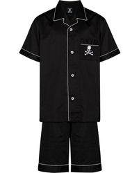 Mastermind Japan Pijama con ribete en contraste - Negro