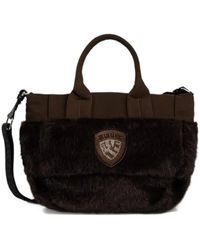 Blauer - Umhängetasche Mit Logo-Patch - Lyst