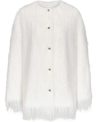 Loulou de Saison - Filipo Fringed-Detail Coat - Lyst