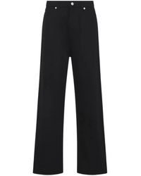 Studio Nicholson - Vaqueros Anchos Con Botones - Lyst