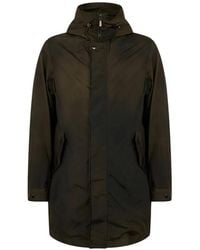 Moorer - Abrigo Millenio Con Capucha - Lyst