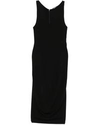 Jacquemus - Robe Drapée À Logo Brodé - Lyst