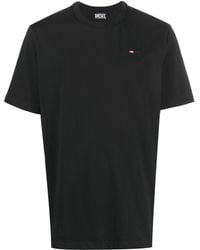 DIESEL - Camiseta T-Just-Microdiv con logo bordado - Lyst