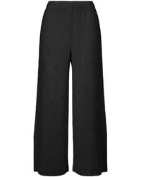 Issey Miyake - Hatching Pleated Trousers - Lyst