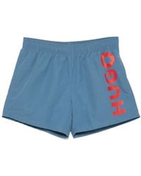 BOSS - Short De Bain À Logo Imprimé - Lyst