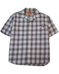 Universal Overall - Ombre-Check Open-Collar Shirt - Lyst