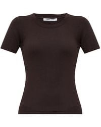 Samsøe & Samsøe - Saalexis Geribbeld T-Shirt - Lyst
