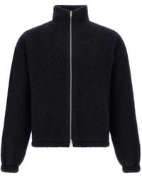 Jil Sander - Textured-Knit Zip-Up Cardigan - Lyst