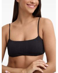 Chantelle - Pulp Textured Rear-Tie Bikini Top - Lyst