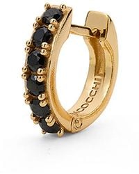 Emanuele Bicocchi - Logo-Engraved Hoop Earring - Lyst