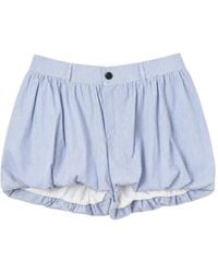 Emergency Room - Pinstripe-Pattern Balloon Shorts - Lyst