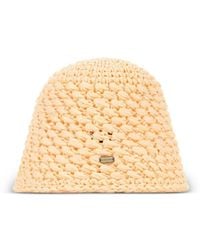 Agnona - Crochet Bucket Hat - Lyst