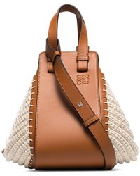Borsa a mano piccola in paglia Loewe Paula's Ibiza | Ratti Boutique
