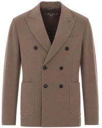 Circolo 1901 - Double-Breasted Peak-Lapel Jacket - Lyst