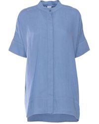 Aspesi - Short-Sleeve Linen Shirt - Lyst