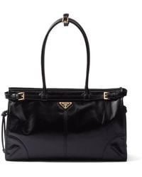 Prada - Bonnie Large Leather Handbag - Lyst