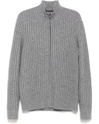 James Perse - Cashmere Zip-Up Cardigan - Lyst